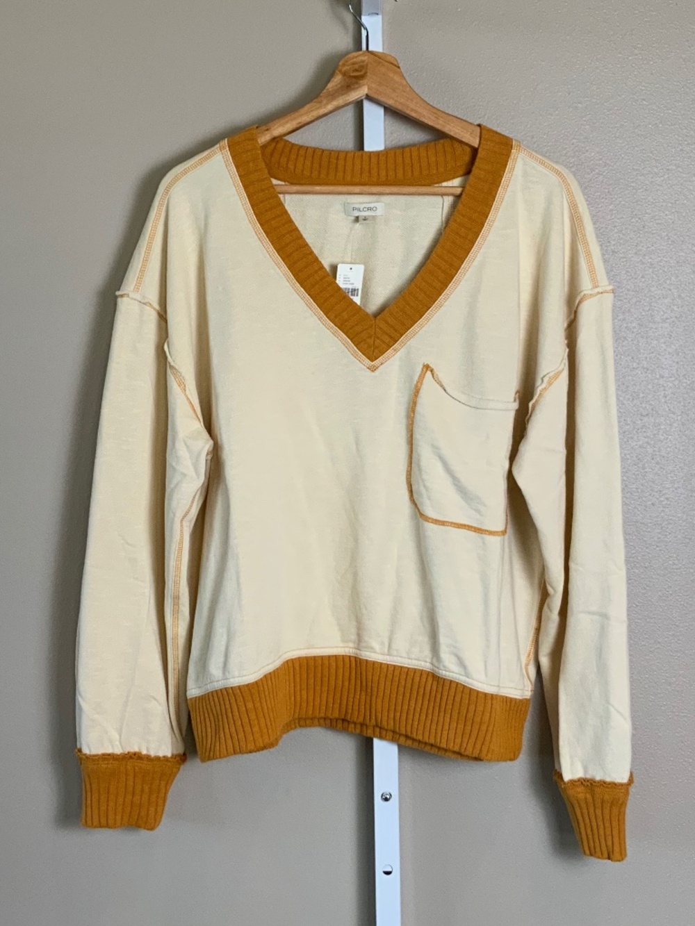 Anthropologie Pilcro Montana Pocket Knit Top - Picture 7 of 16